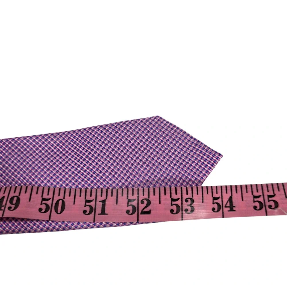 Lauren Ralph Lauren Mens Necktie Purple Silk Argyle Diamond‎ Short Designer Suit
